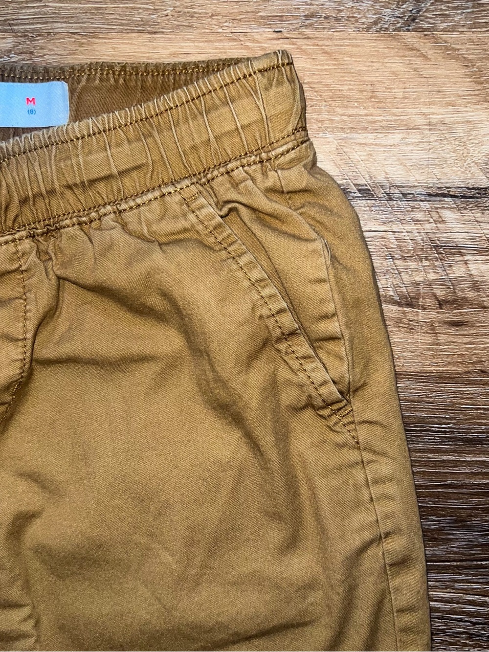 Old Navy Boys Above Knee Dock Shorts (3 Pack) - Navy/Light Blue/Tan, Size M (8) - Picture 8 of 10